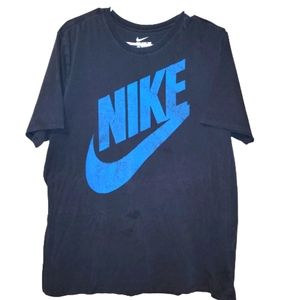 Nike black and blue tee